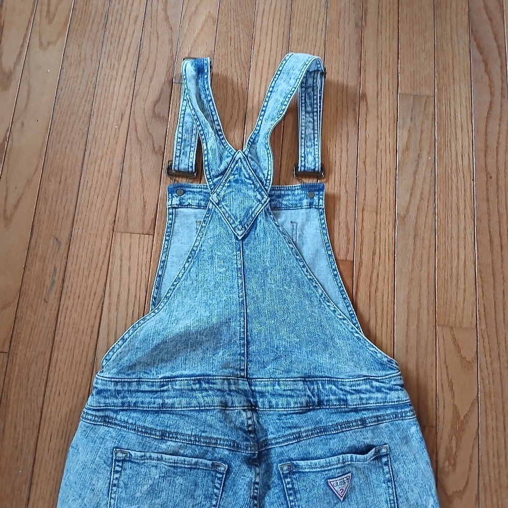 Guess Light Blue Denim Overalls - Picture 3 of 14